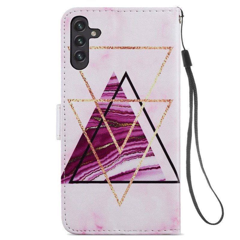 Etui Folio do Samsung Galaxy A13 5G / A04s Intensywny Marmur