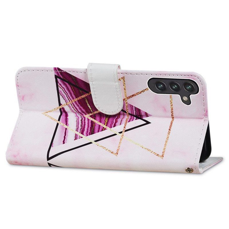 Etui Folio do Samsung Galaxy A13 5G / A04s Intensywny Marmur