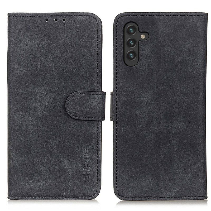 Etui Folio do Samsung Galaxy A13 5G / A04s Khazneh Efekt Skóry W Stylu Vintage