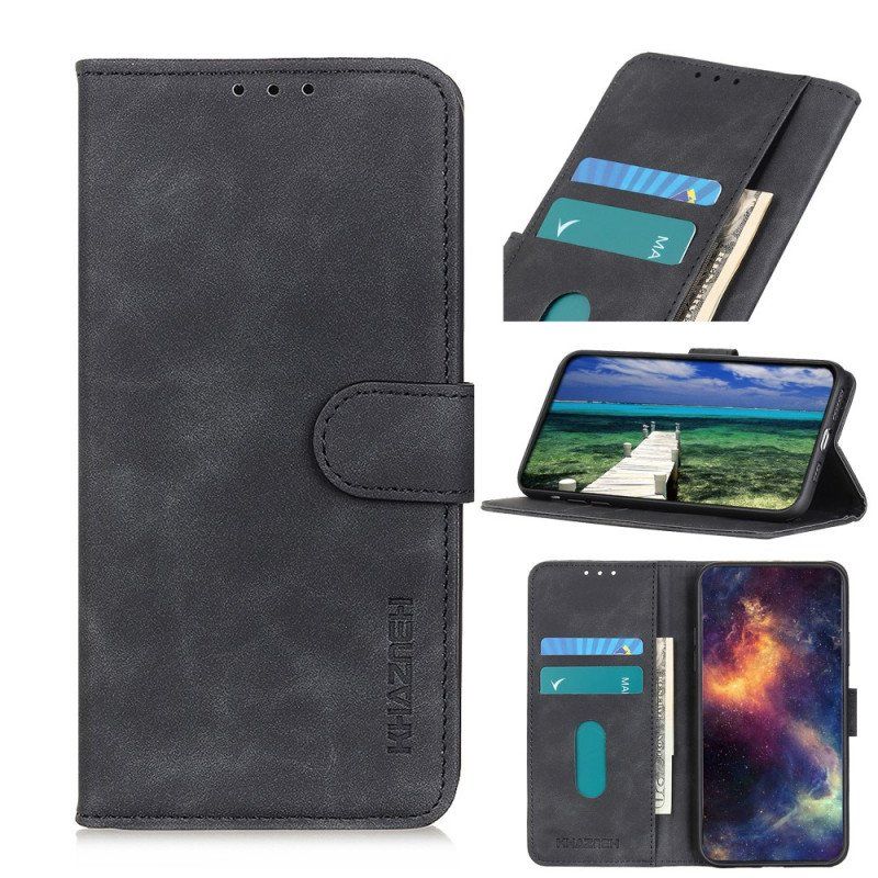 Etui Folio do Samsung Galaxy A13 5G / A04s Khazneh Efekt Skóry W Stylu Vintage