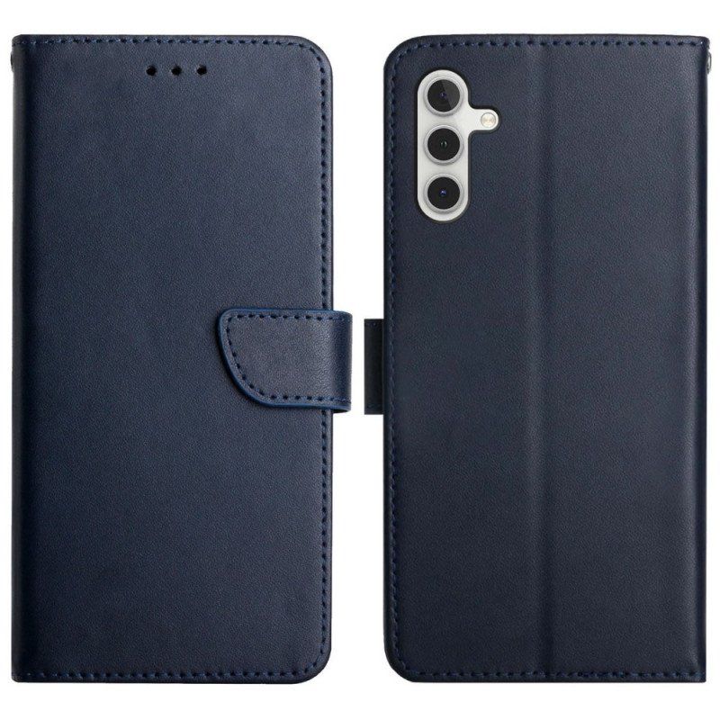 Etui Folio do Samsung Galaxy A13 5G / A04s Prawdziwa Skóra Nappa