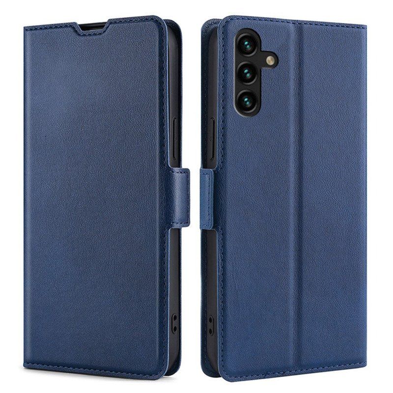 Etui Folio do Samsung Galaxy A13 5G / A04s Skórzany Futerał Podwójna Konstrukcja Klapy