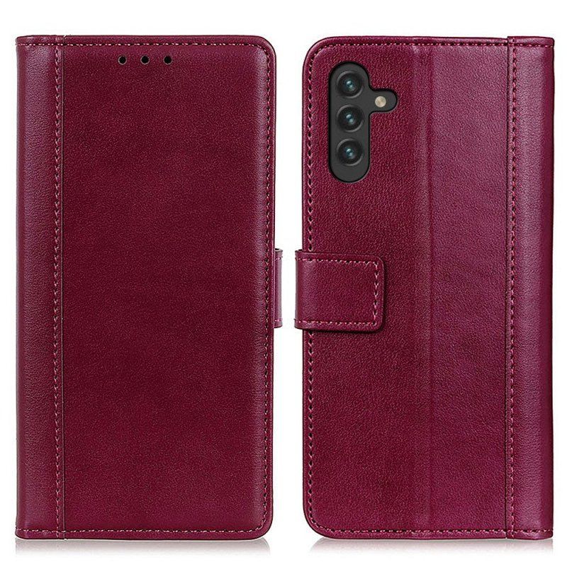 Etui Folio do Samsung Galaxy A13 5G / A04s Stylowa Skórzana Elegancja