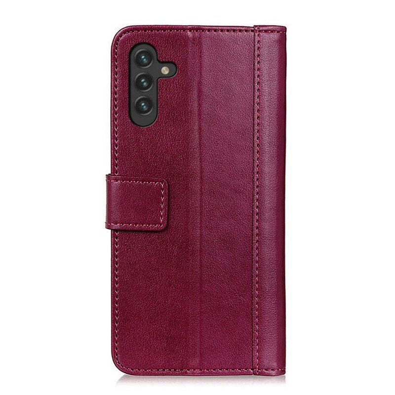 Etui Folio do Samsung Galaxy A13 5G / A04s Stylowa Skórzana Elegancja