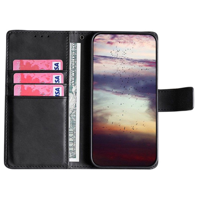 Etui Folio do Samsung Galaxy A13 Efekt Skóry Krokodyla