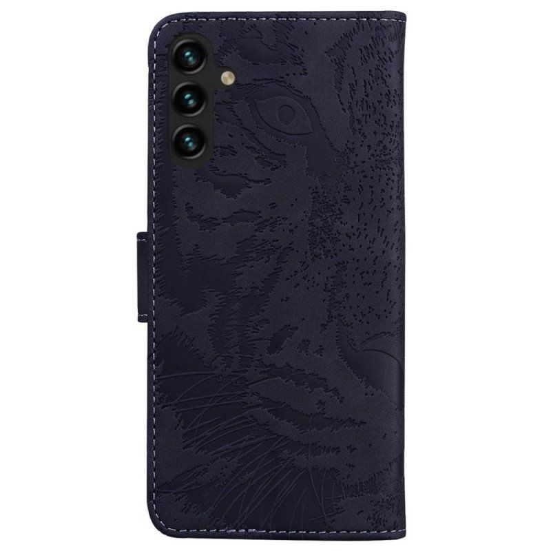 Etui Folio do Samsung Galaxy A14 / A14 5G Nadruk Tygrysa