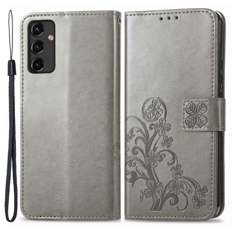 Etui Folio do Samsung Galaxy A14 / A14 5G Streszczenie Kwiaty