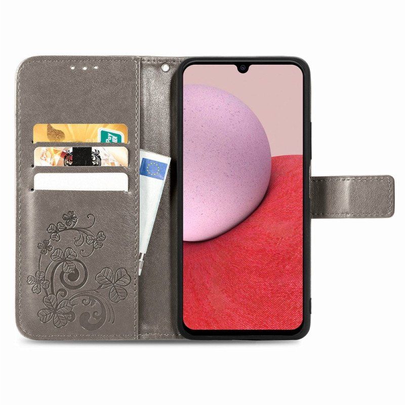 Etui Folio do Samsung Galaxy A14 / A14 5G Streszczenie Kwiaty