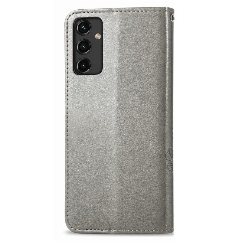 Etui Folio do Samsung Galaxy A14 / A14 5G Streszczenie Kwiaty