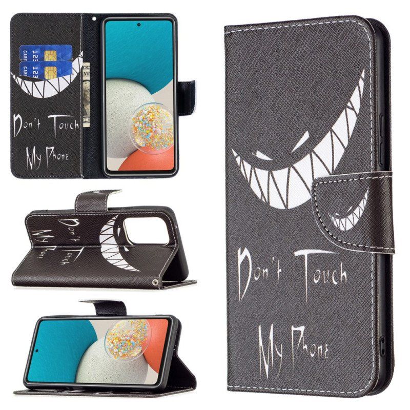 Etui Folio do Samsung Galaxy A53 5G Diabelski Telefon