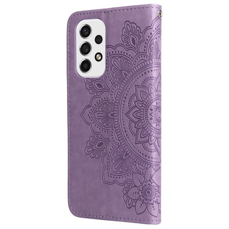 Etui Folio do Samsung Galaxy A53 5G Kwiatowa Mandala