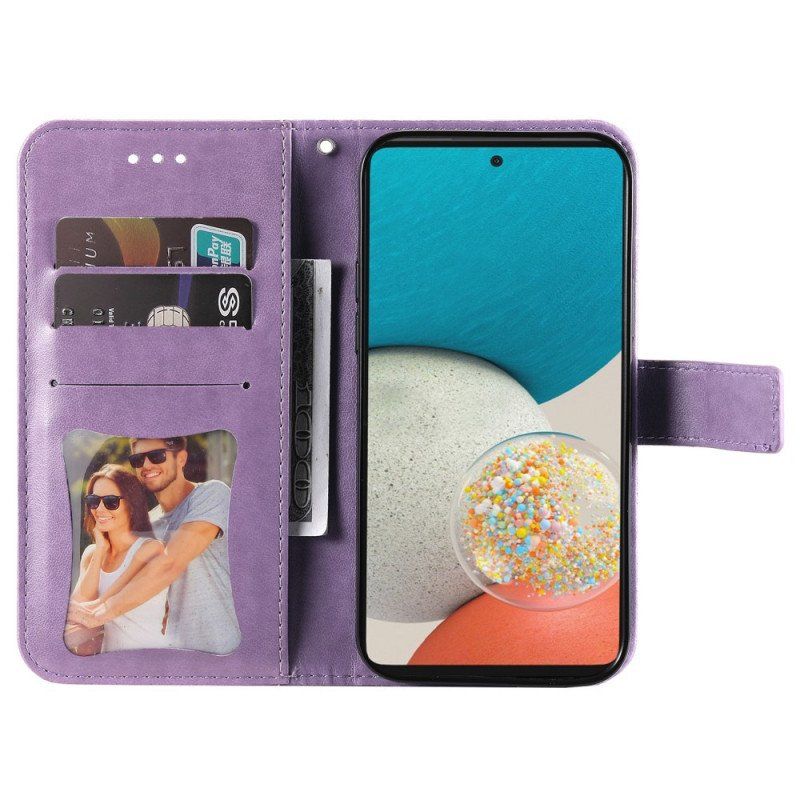 Etui Folio do Samsung Galaxy A53 5G Kwiatowa Mandala