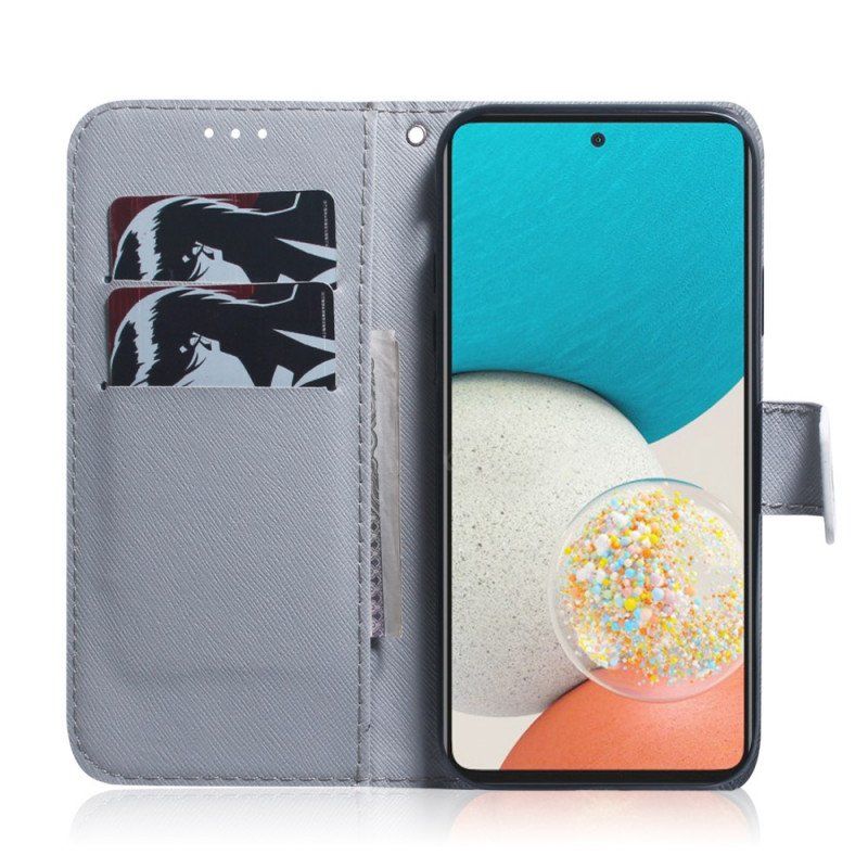 Etui Folio do Samsung Galaxy A53 5G Kwitnąca Gałąź Drzewa