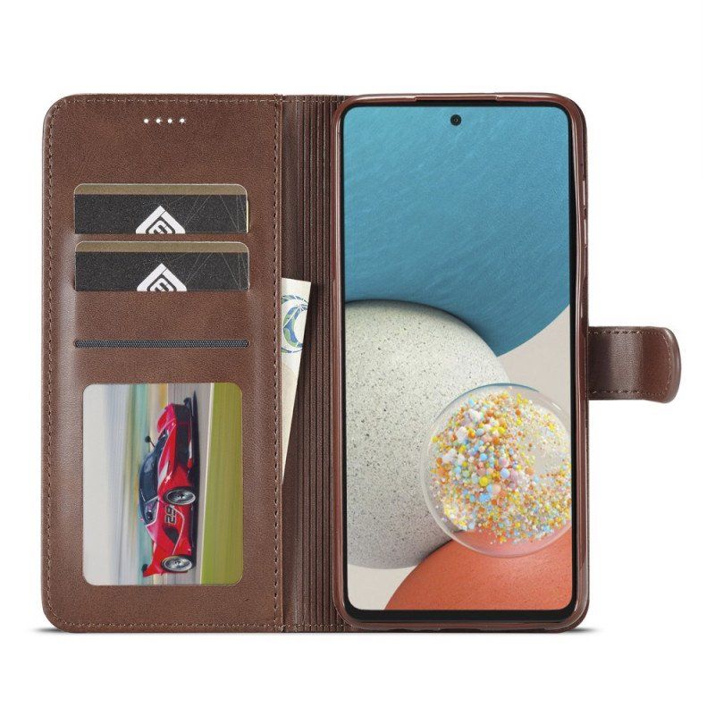 Etui Folio do Samsung Galaxy A53 5G Lc.imeeke Efekt Skóry