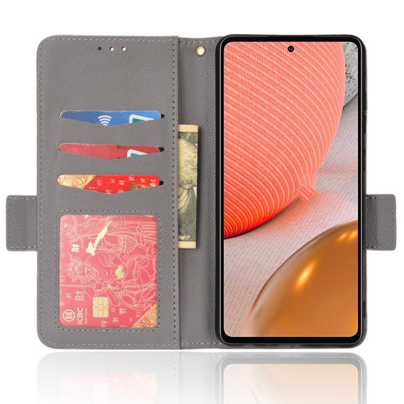 Etui Folio do Samsung Galaxy A53 5G Tradycyjna Sztuczna Skóra Liczi