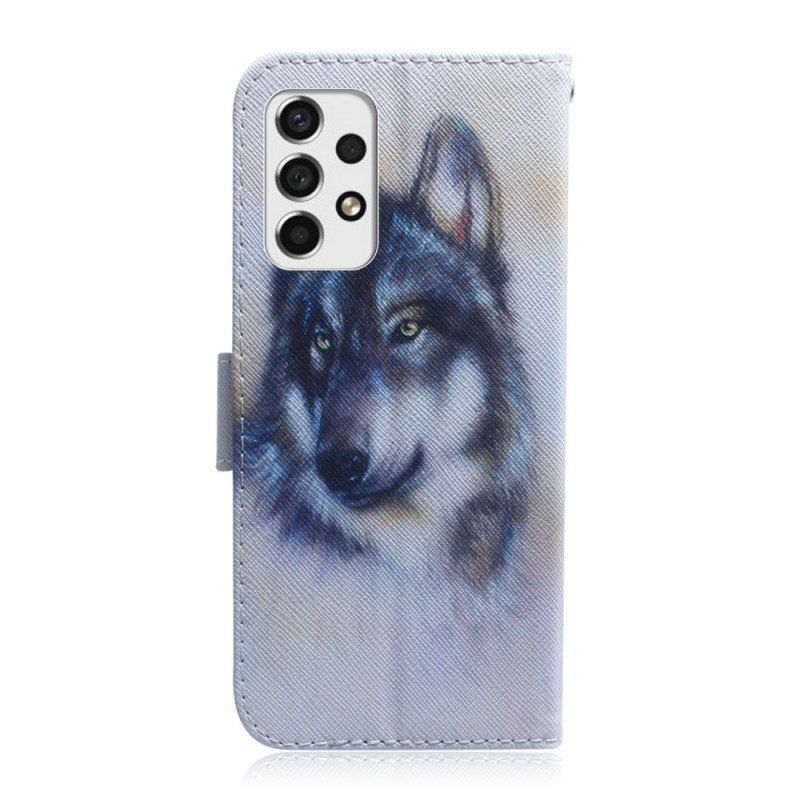 Etui Folio do Samsung Galaxy A53 5G Wygląd Psa