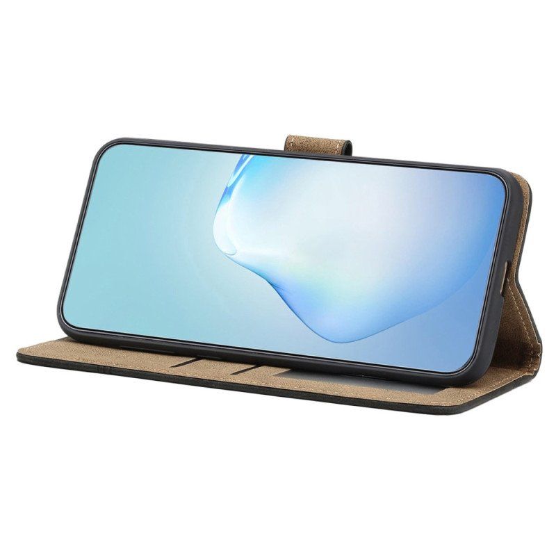 Etui Folio do Samsung Galaxy A53 5G z Łańcuch Linie Smyczy