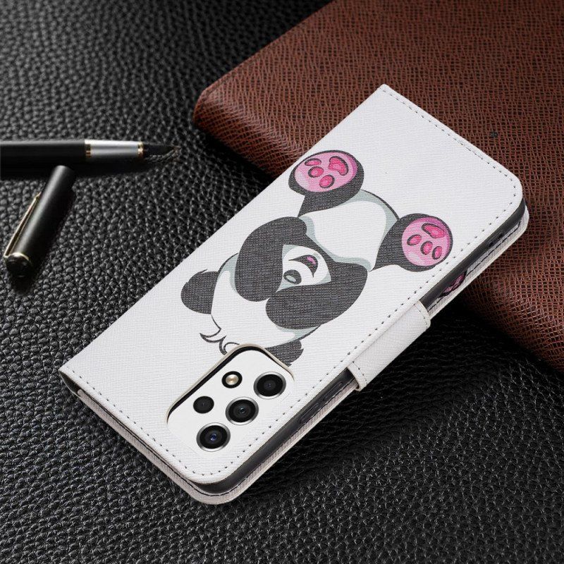 Etui Folio do Samsung Galaxy A53 5G Zabawa Pandami