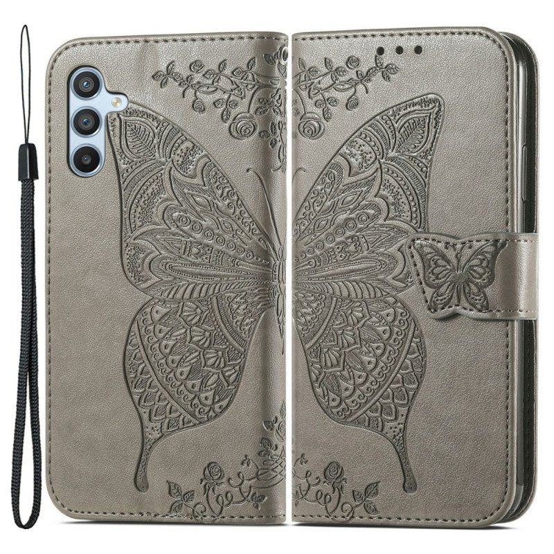 Etui Folio do Samsung Galaxy A54 5G Barokowy Motyl