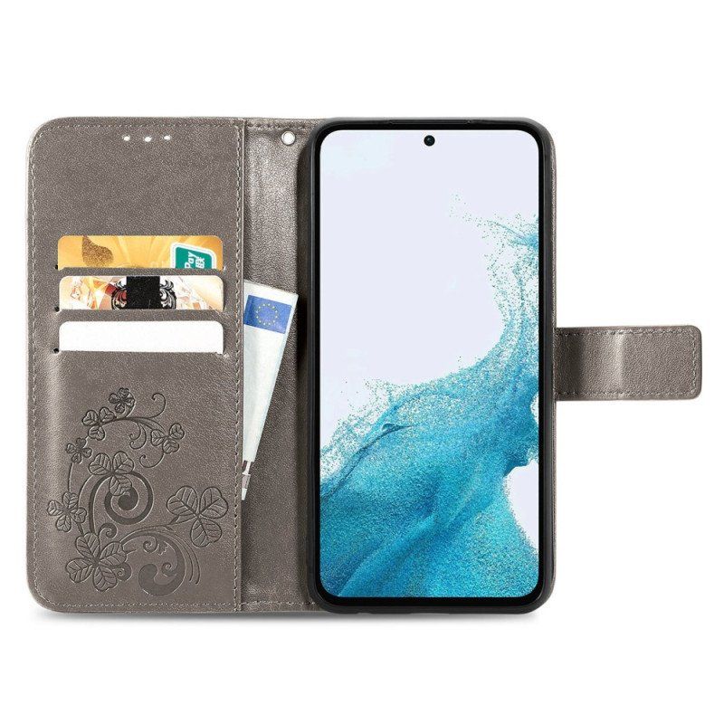 Etui Folio do Samsung Galaxy A54 5G Czterolistna Koniczyna