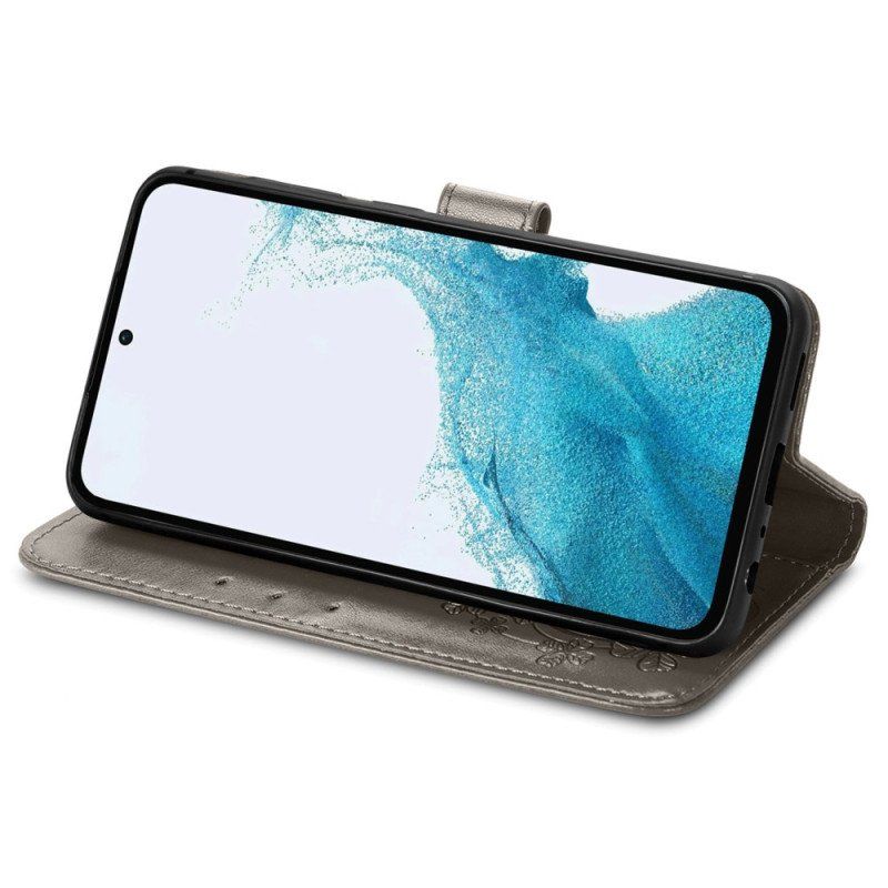 Etui Folio do Samsung Galaxy A54 5G Czterolistna Koniczyna