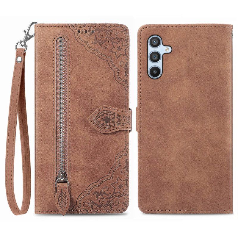 Etui Folio do Samsung Galaxy A54 5G Koronkowa Portmonetka