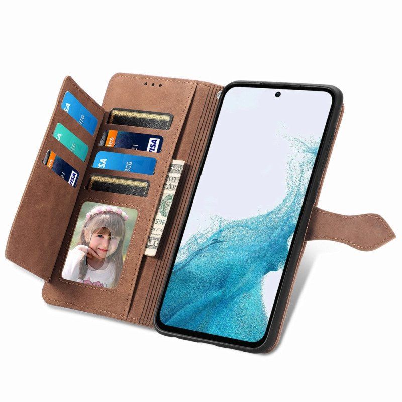 Etui Folio do Samsung Galaxy A54 5G Koronkowa Portmonetka