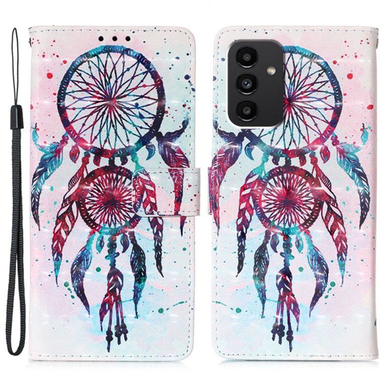 Etui Folio do Samsung Galaxy A54 5G Łapacz Snów Ze Smyczą