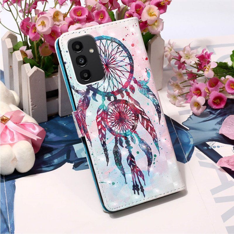 Etui Folio do Samsung Galaxy A54 5G Łapacz Snów Ze Smyczą