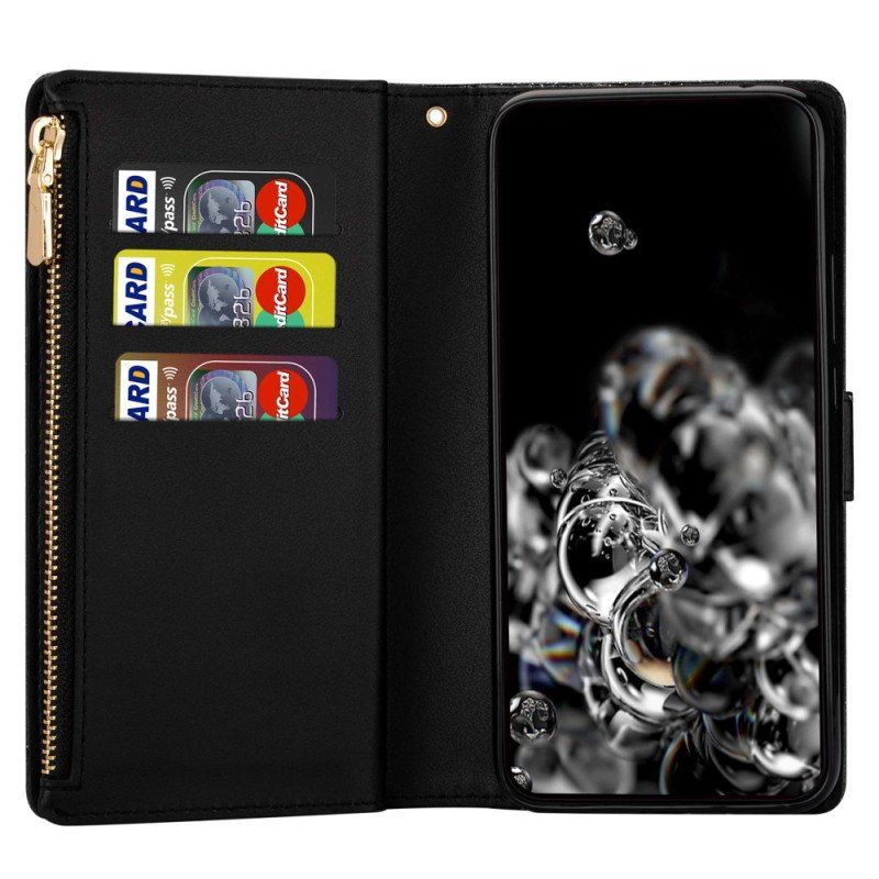 Etui Folio do Samsung Galaxy A54 5G Portfel Cekinowy Portfel