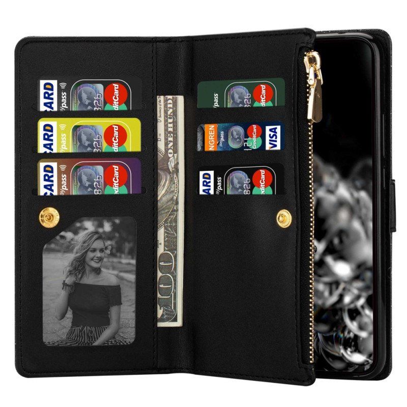 Etui Folio do Samsung Galaxy A54 5G Portfel Cekinowy Portfel