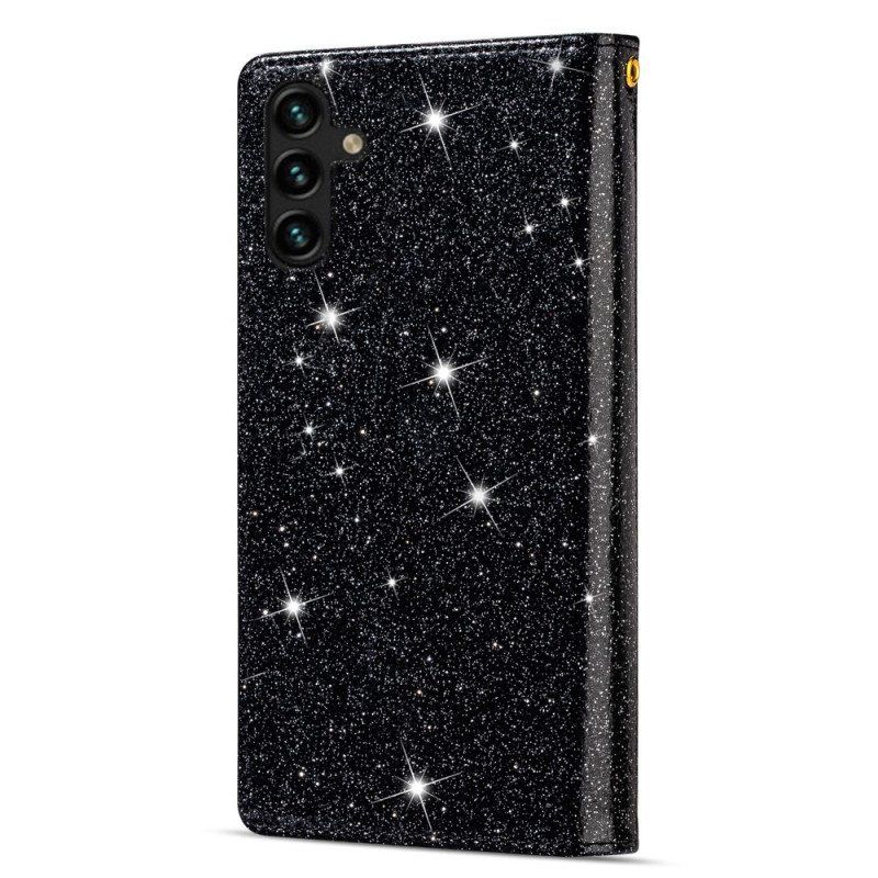 Etui Folio do Samsung Galaxy A54 5G Portfel Cekinowy Portfel