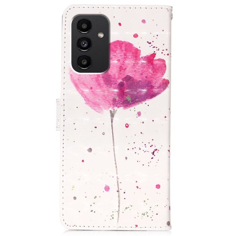 Etui Etui Folio do Samsung Galaxy A54 5G Smycz Tiger Poppy