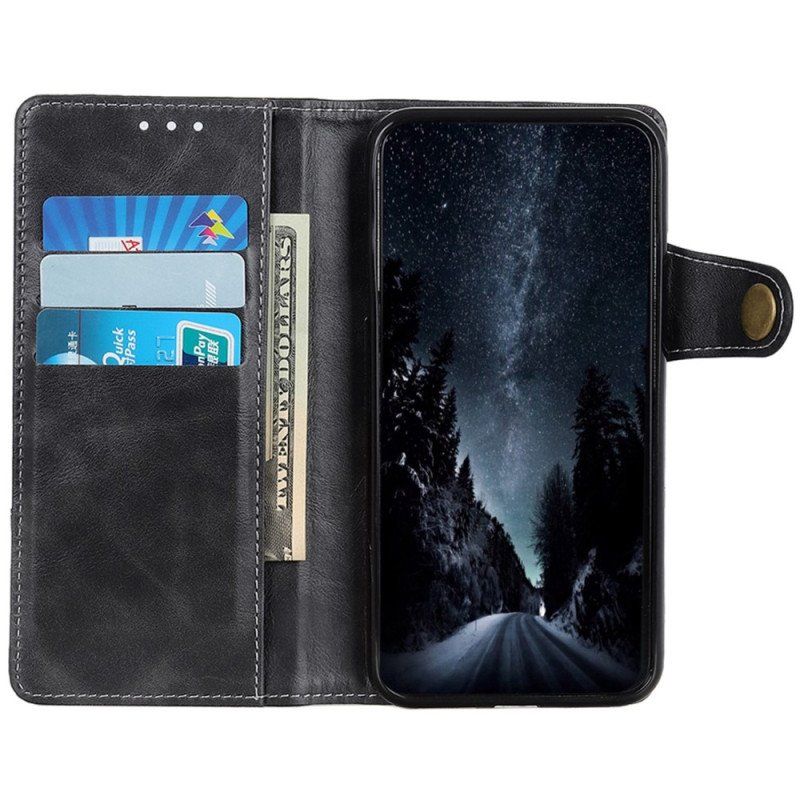 Etui Folio do Samsung Galaxy M13 Artystyczny Guzik