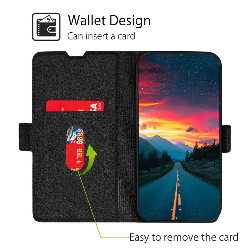 Etui Folio do Samsung Galaxy M13 Bardzo Cienka Sztuczna Skóra