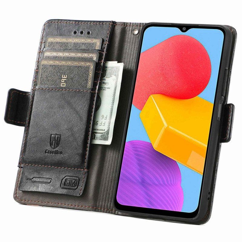 Etui Folio do Samsung Galaxy M13 Dwukolorowe Podwójne Zapięcie