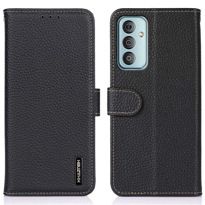 Etui Folio do Samsung Galaxy M13 Khazneh Skóra Liczi