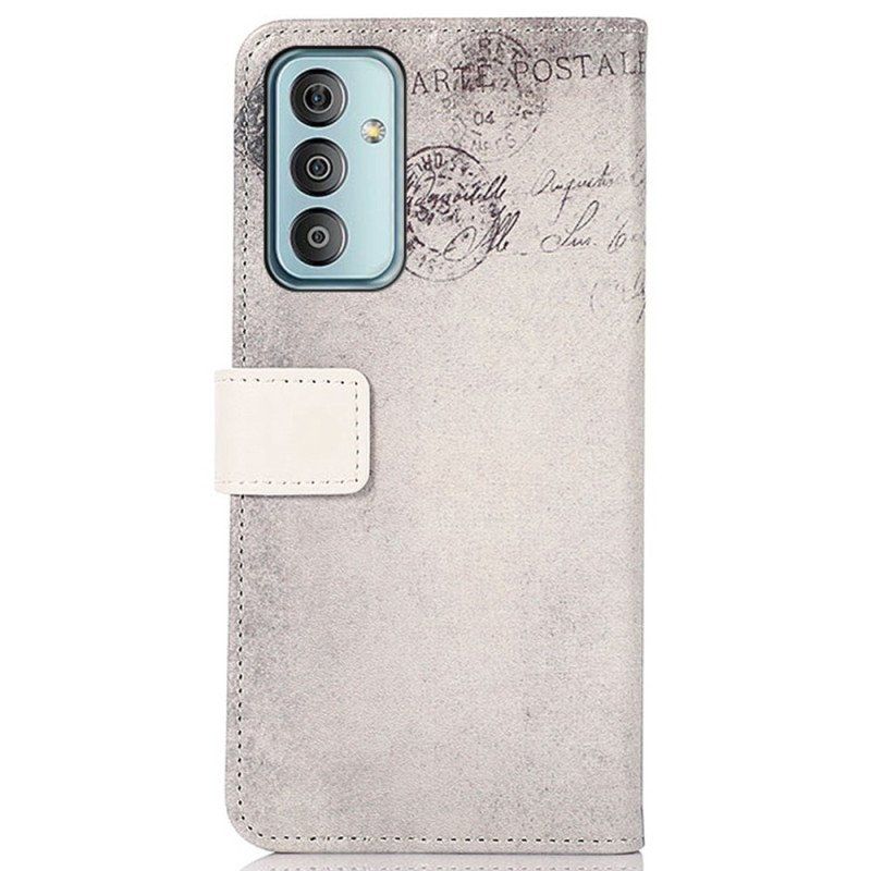 Etui Folio do Samsung Galaxy M13 Kot Podróżnik