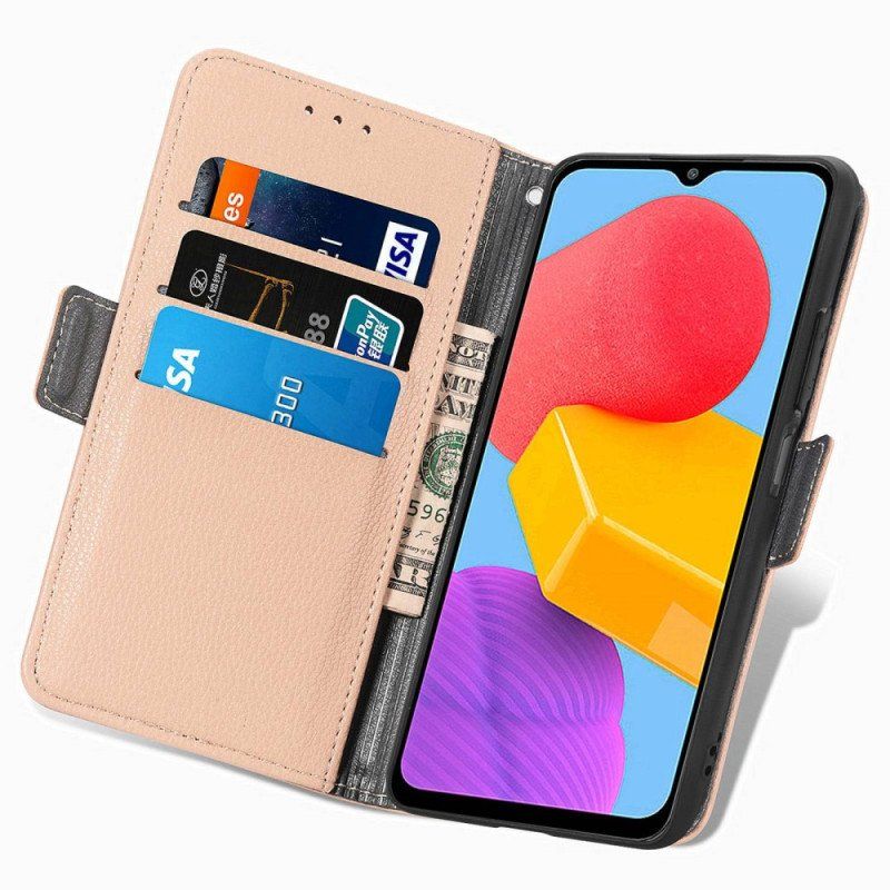 Etui Folio do Samsung Galaxy M13 Kwiaty 3d