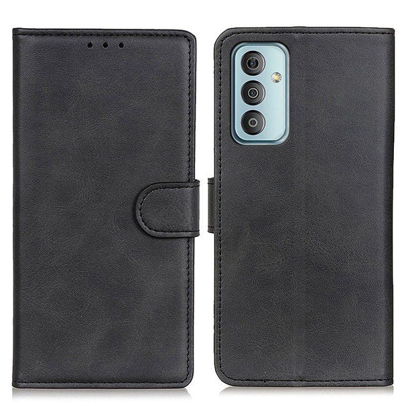 Etui Folio do Samsung Galaxy M13 Matowa Sztuczna Skóra