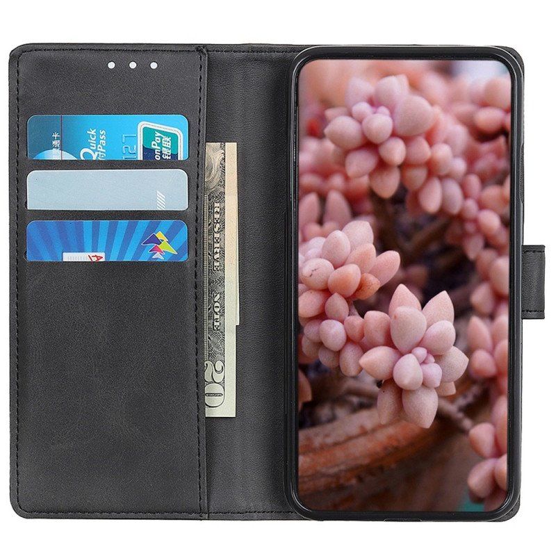 Etui Folio do Samsung Galaxy M13 Matowa Sztuczna Skóra