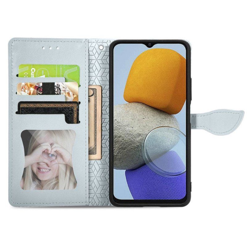 Etui Folio do Samsung Galaxy M13 Plemienne Liście