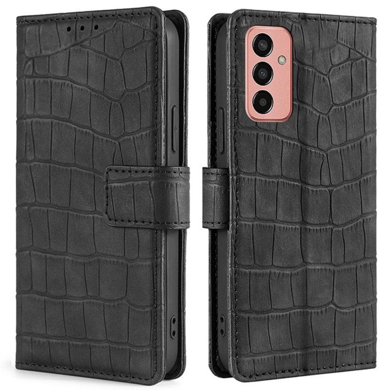 Etui Folio do Samsung Galaxy M13 Styl Skóry Krokodyla