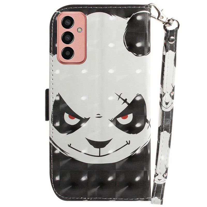 Etui Folio do Samsung Galaxy M13 Wściekła Panda