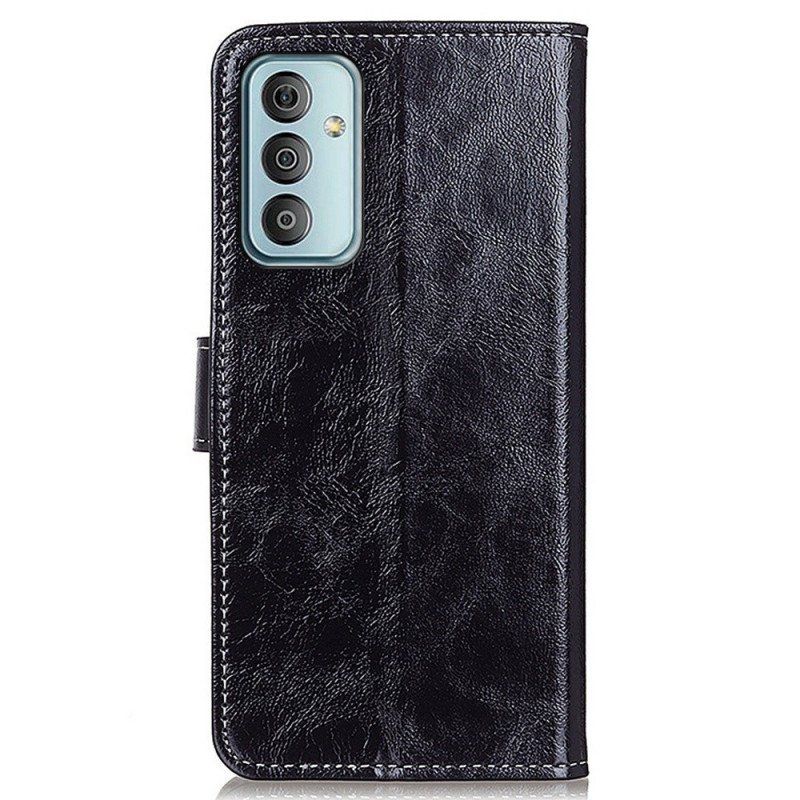 Etui Folio do Samsung Galaxy M23 5G Błyszcząca Sztuczna Skóra