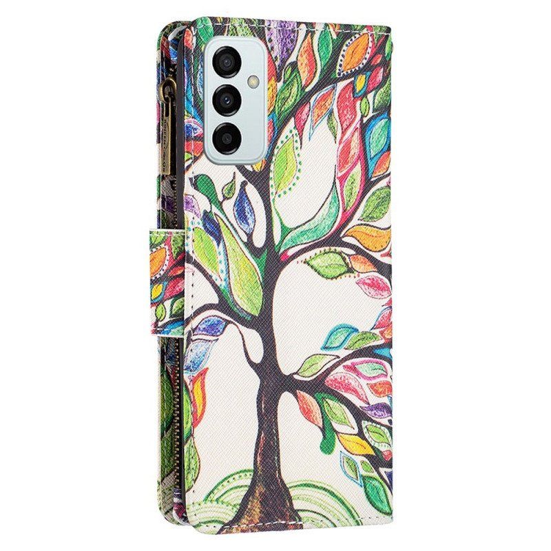 Etui Folio do Samsung Galaxy M23 5G Drzewna Torebka I Smycz