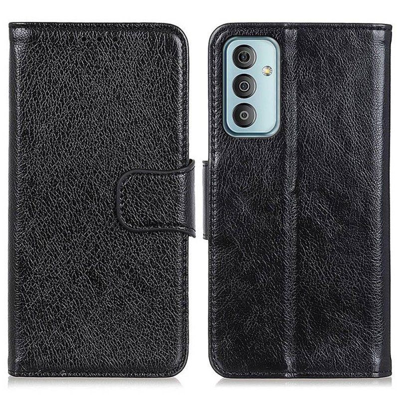 Etui Folio do Samsung Galaxy M23 5G Dwoina Skóry Nappa