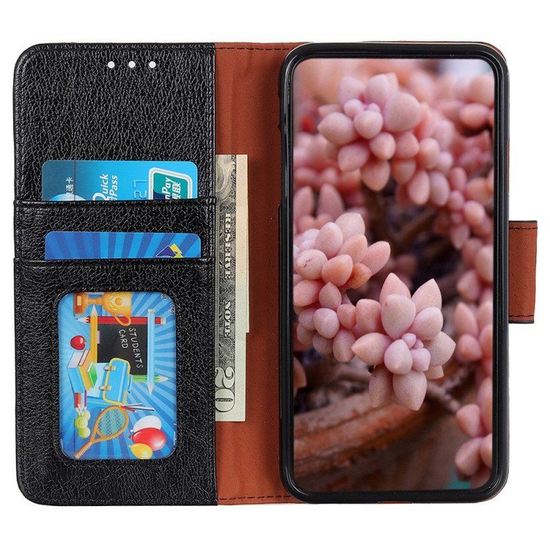 Etui Folio do Samsung Galaxy M23 5G Dwoina Skóry Nappa