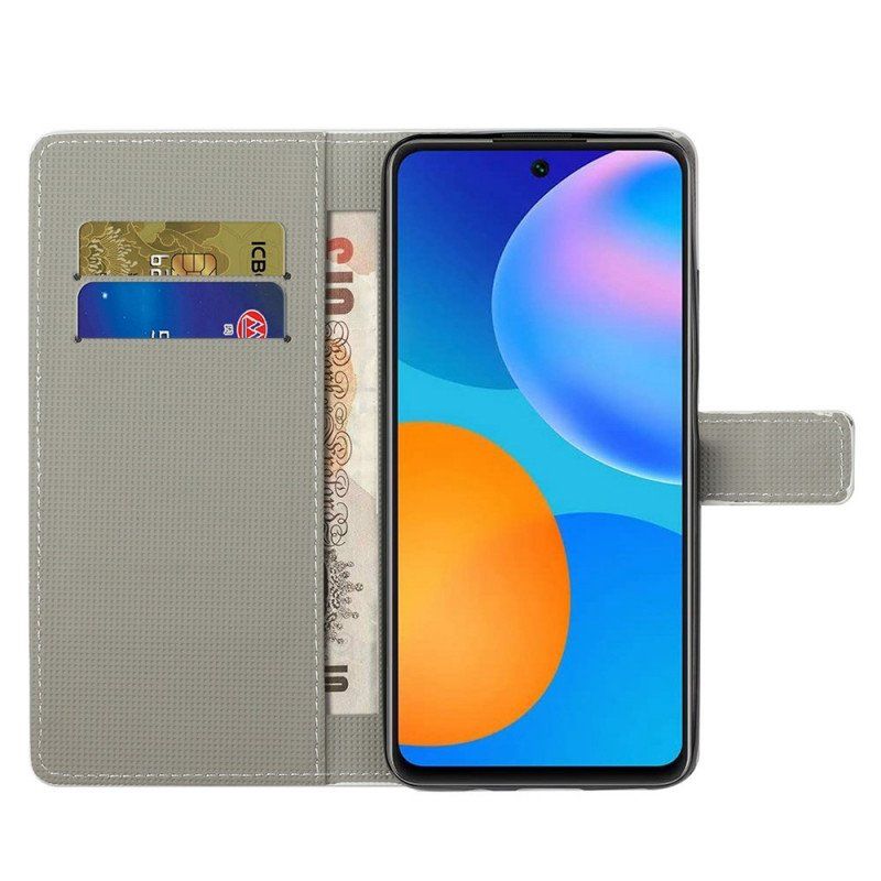 Etui Folio do Samsung Galaxy M23 5G Flaga Ameryki