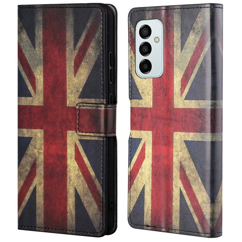 Etui Folio do Samsung Galaxy M23 5G Flaga Angielska